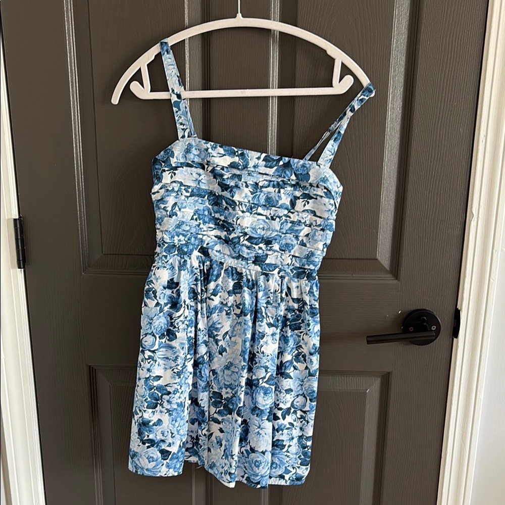 Abercrombie & Fitch Blue Floral Dress